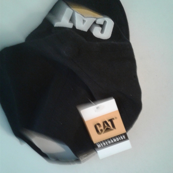 Caterpillar Black and Yellow Logo Hat - Picture 2 of 6